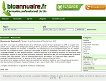 Tablet Screenshot of bioannuaire.fr